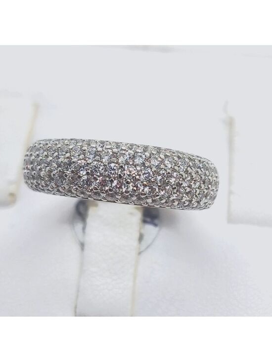 Jewelry - Brand New Sterling Silver 925 Eternity Ring cz